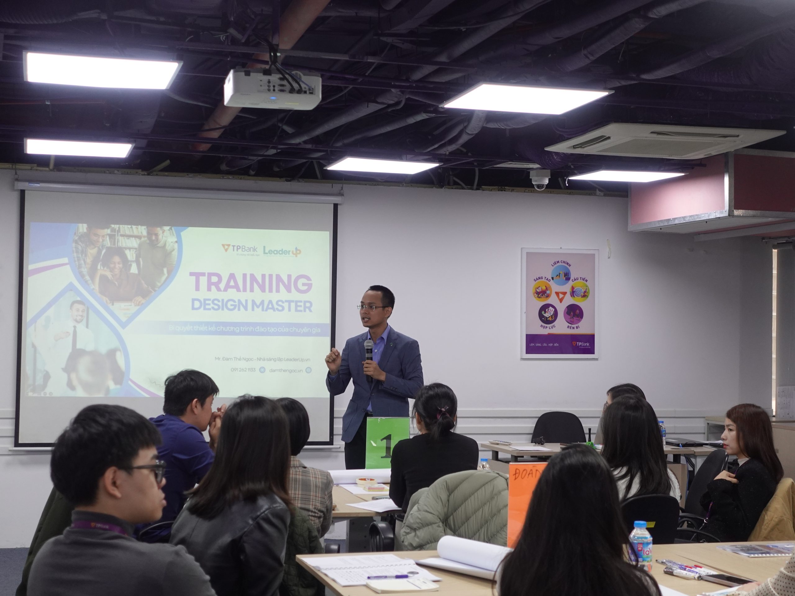 Đao tạo chương trình "Training Design Master" taị TPBank