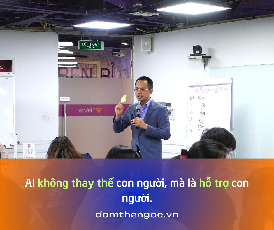 AI không thay thế con người, mà là hỗ trợ con người